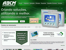 Tablet Screenshot of abcm.com.br