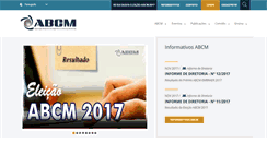 Desktop Screenshot of abcm.org.br